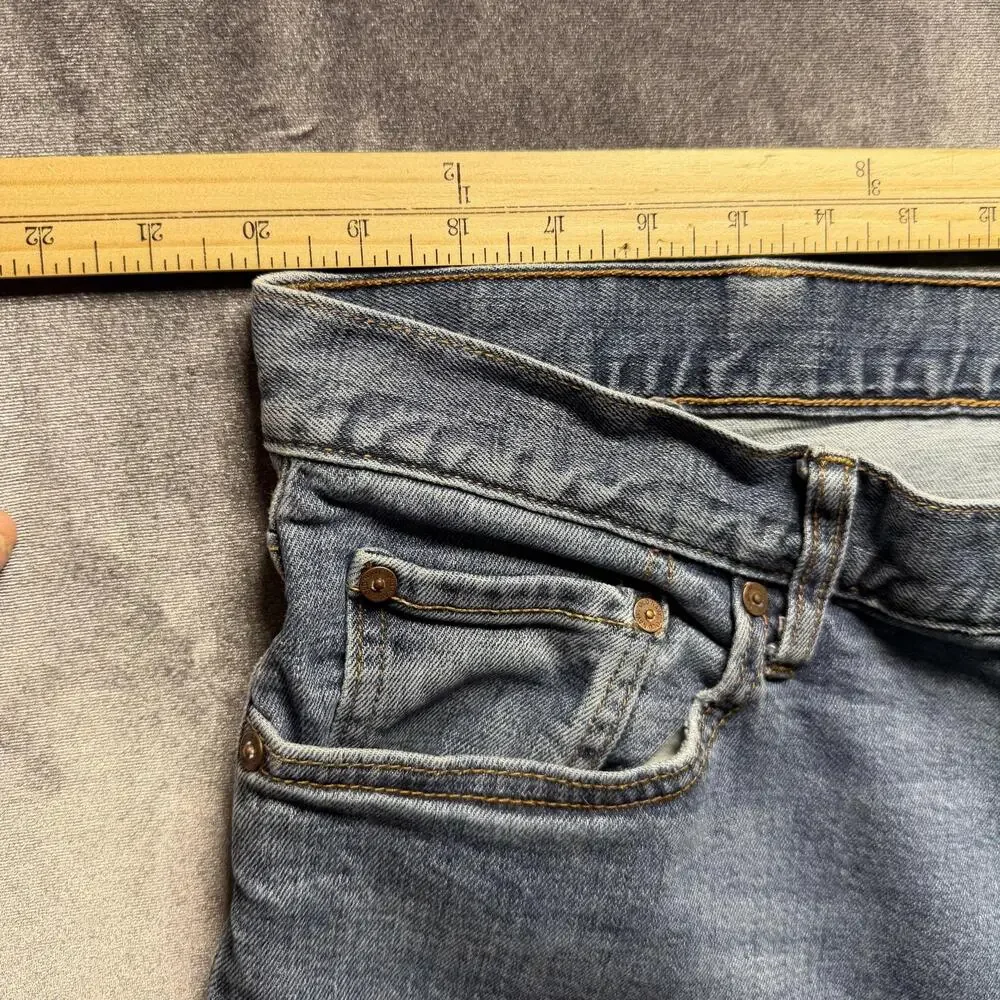 American Eagle Outfitters Jeans Mens 40x32 Light Wash Straight Stretch Denim